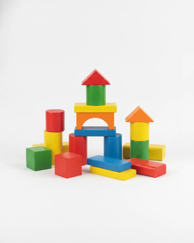 Ahşap bloklar — 50 parça