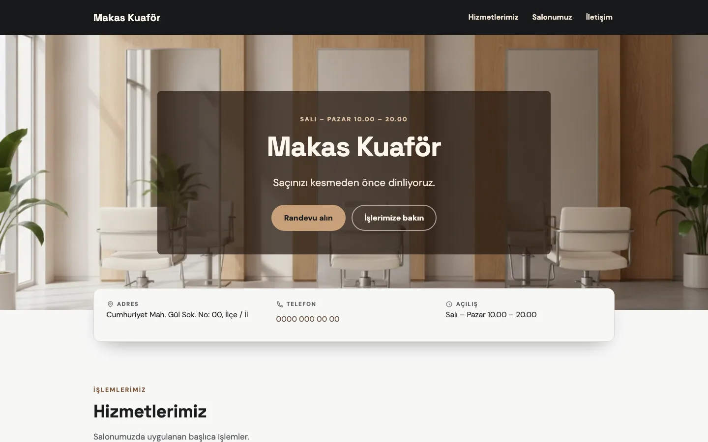 Kuaför Salon