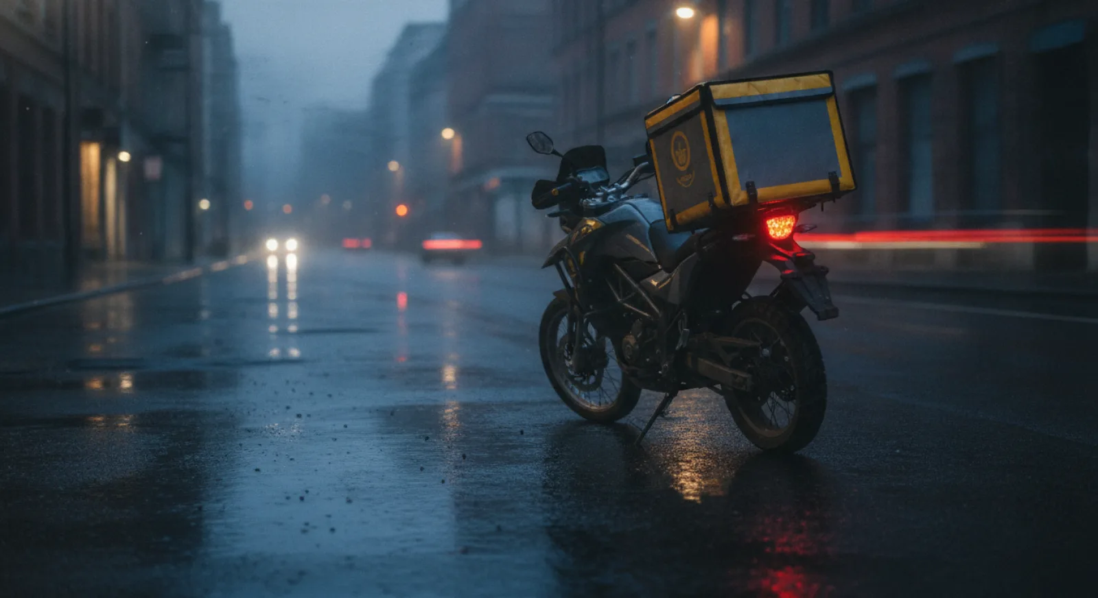 Şimşek Moto Kurye ekibinden bir görünüm